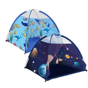 热辣儿童户外野营帐篷屋太空海洋游戏屋便携式折叠儿童睡眠帐篷游戏屋