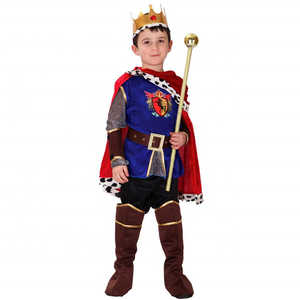 Disfraces de Halloween para Niños, Disfraces de Príncipe Medieval, Rey, Guerrero, Ecológicos, Disponibles en Poliéster y Spandex - Product Image 1