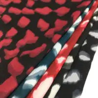Prezzo di fabbrica tessuto personalizzato 100% poliestere dry fit e stampa digitale design a grana di leopardo per tessuti per abbigliamento donna