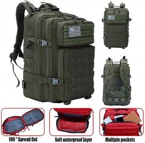 Free Sample Custom Waterproof <b>Camo</b> Molle <b>Rucksack</b> Backpack Bag Backpack - Product Image 4
