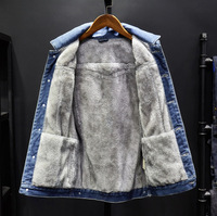 Nouvelles vestes en denim imprimées lourdes pour hommes