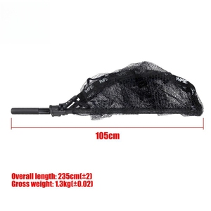 Épuisette de pêche pour la pêche en mer, en nylon, à double nœud, manche de 2,35 m, 1,3 kg, directement de l'usine - Product Image 2