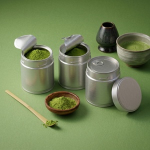 Lata de Matcha con Logotipo Personalizado, Lata de Hojalata de Grado Alimenticio, Recipiente Metálico para Té Verde en Polvo con Tapa Hermética - Product Image 5