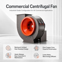 Ventilateur centrifuge à conduit compact personnalisé, le mieux noté, avec impeller de haute qualité, faible bruit et économie d'énergie pour la ventilation par conduits