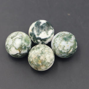 Cuentas de bola de piedra natural unisex de 20mm, esfera redonda de piedras preciosas DIY sin agujero - Product Image 6