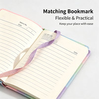 Carnet à couverture rigide en PU avec impression personnalisée, stylet tactile, bande élastique, carnet de notes en stock pour le bureau et les affaires