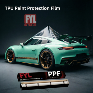 Film de protection de peinture auto-réparateur FYL TPU 9,5 mil hydrophile économique pour carrosserie de voiture PPF transparent anti-rayures avec garantie de 5 ans - Product Image 1