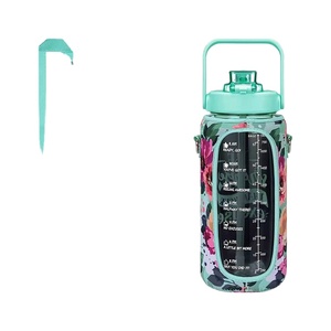 Échantillon GRATUIT Fitness Time Maker Tritan Sk Pc Bpa Free outdoor Protein Custom logo Motivational Water Bottle - Product Image 1
