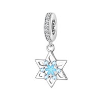 Vente en gros de bijoux tendance pour femmes amour soleil arc-en-ciel eau feu énergie pendentifs à breloques cuivre plaqué argent accessoires de bracelet