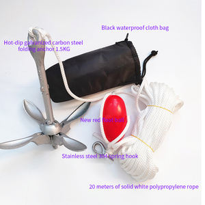 <span class=keywords><strong>Petit</strong></span> ensemble d'ancrage de grappin pliant en acier au carbone galvanisé <span class=keywords><strong>parapluie</strong></span> à quatre griffes pour matériel marin pour bateaux de pêche - Product Image 5