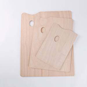 Paleta de pintura de <span class=keywords><strong>madera</strong></span>, bandeja de pintura para acrílicos, paleta para pintar con soporte para el pulgar, para artistas - Product Image 4