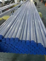 Tuyaux de drainage d'eau usée en plastique HDPE haute pression, flexibles, PE100, irrigation, drainage, soudés, norme ASTM à prix avantageux
