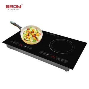 2 Burner 3500W Electric <strong>Induction</strong> Cooker New Commercial And Household Use Stainless Steel Built-in For Hotels - Product Image 1