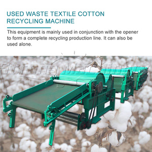 Fabricant automatique de ligne de machine de recyclage de coton de vieux vêtements de déchets textiles à grande vitesse - Product Image 2