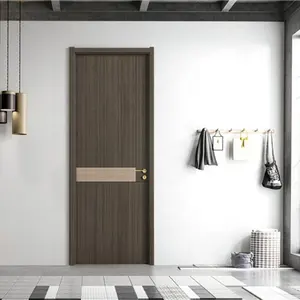 Produsen pintu kayu kualitas tinggi desain terbaru 2024 pintu kayu penjualan langsung untuk pintu kamar mandi