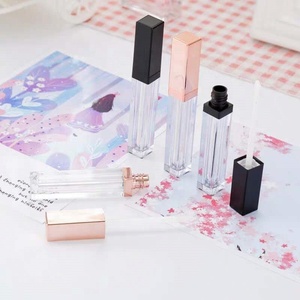 Custom Lipgloss Packaging Bottle Container With Brush <b>Plastic</b> Lip Gloss Cosmetic Empty <b>Tube</b> - Product Image 5