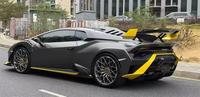 Pièces automobiles en fibre de carbone sèche pour Lamborghini Sto : Kit carrosserie style V, Lame avant, Capot, Aile, Prise d'air, Jupes latérales