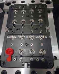 Chất lượng cao Thiết kế mới tiêm lật nắp đầu khuôn màu xanh nắp chai tiêm khuôn Nắp nhà sản xuất - Product Image 3