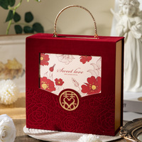 Emballage alimentaire vide en papier jetable avec logo personnalisé emballage de mariage de noix séchées emballage de bonbons paquets cadeaux de fruits secs boîte de Diwali