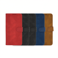 Portefeuille porte-cartes à rabat DAM Rhombus pour 17 Pro Max, en cuir artificiel Polipiel couleur unie, avec fermeture magnétique, étui pour téléphone