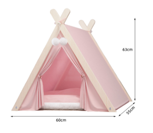 Güzel Pet çadır yatak köpek kedi çadır kapalı su geçirmez nefes açık Pet çadır kedi yavru Bunny ve küçük hayvan için uygun - Product Image 5