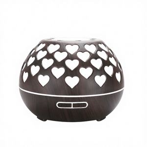 เครื่องกระจายกลิ่นหอมสไตล์โบราณ 400 มล. เครื่องกระจายกลิ่นน้ำมันหอมระเหยแบบอัลตราโซนิก พร้อมไฟ LED สำหรับใช้ในบ้าน สำนักงาน หรือบนโต๊ะทำงาน - Product Image 2