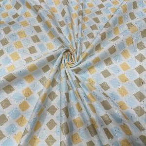 Tela de Algodón y Seda, Ligera, Suave, Transpirable, Textura Lisa, para Costura DIY, Vestidos de Novia, Manualidades, Textiles para el Hogar - Product Image 1