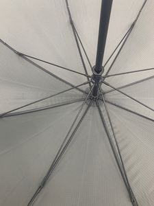 Parapluie manuel super léger à ouverture automatique, long, coupe-vent, imperméable, en polyester 210T Pongee, avec baleines en fibre de verre, style droit - Product Image 3