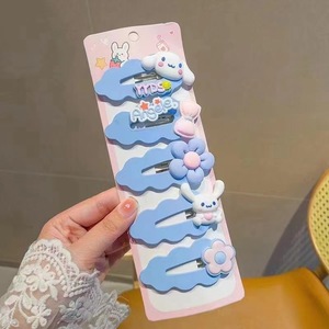 Estrella de dibujos animados Dailou Plástico Clip lateral Horquilla Nuevas niñas <span class=keywords><strong>Cabello</strong></span> roto Flequillo Niñas pequeñas Sombreros de fiesta para niños - Product Image 6