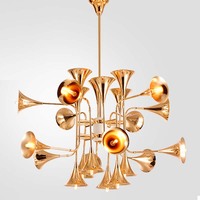 Modern Gold Chandelier, Luxury Vintage Lamps
