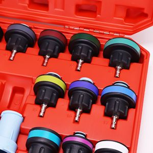 Kit de 34 piezas para pruebas de presión del radiador del coche con manómetro y herramientas para el sistema de refrigeración para mantenimiento automotriz - Product Image 3