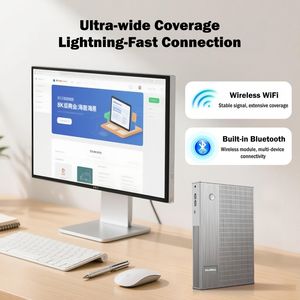 Mini <span class=keywords><strong>PC</strong></span> Intel Core I5 I7 de Cuatro Núcleos, Suministro de Fábrica, Computadora de Escritorio Compacta, Sistema Portátil de Carcasa Pequeña para Juegos y Entretenimiento - Product Image 4