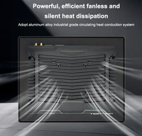 PC industriel embarqué HMI Android 10,1 pouces RK3568 POE NFC 4G avec écran tactile capacitif IP65 et armoire de contrôle d'automatisation PLC