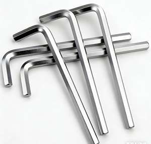 مفتاح ربط سداسي على شكل حرف L مجلفن، من الفولاذ المقاوم للصدأ، معالج بالأسود - Product Image 3
