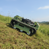 Robot de désherbage agricole et forestier multifonction haute puissance, taille-haie, tondeuse à gazon télécommandée
