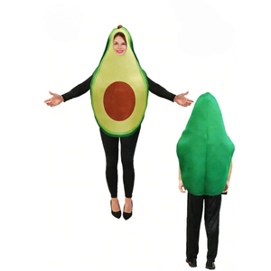 Costume de cosplay avocat pour adulte - Tenue amusante en forme de fruit pour les fêtes d'Halloween et les spectacles sur scène - Product Image 1