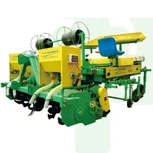 4列牽引多機能移植機マッチホイールトラクターポテト苗植栽機高度な農業機械