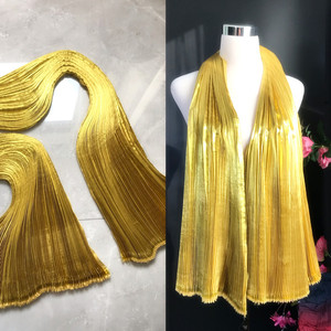 <span class=keywords><strong>ผ้า</strong></span>ออร์แกนซ่าเนื้อเมทัลลิกแบบจีบสำหรับงานออกแบบเสื้อผ้า ฉากถ่ายภาพสร้างสรรค์ และตกแต่งเวที - Product Image 2