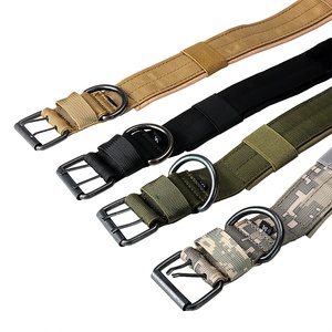 Hebilla de Metal de entrenamiento táctico de lujo, correa de perro de galgo grande de alta resistencia, <span class=keywords><strong>Collar</strong></span> grande ajustable, ancho, logotipo personalizado - Product Image 5