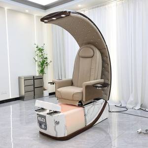 Chaise de pédicure électrique inclinable AY Luxurious Leather Nail Salon Equipment Human Touch Foot Care avec jet magnétique - Product Image 1