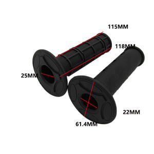 Poignée de moto personnalisée de haute qualité en alliage d'aluminium avec caoutchouc pour ATV Motocross - Product Image 5