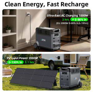 Station d'alimentation portable <span class=keywords><strong>solaire</strong></span> ABOK Ark3600 3600W IP65 en gros, système de panneaux solaires 3840 120-240V <span class=keywords><strong>400W</strong></span>, batterie LiFePO4 4000 cycles - Product Image 2
