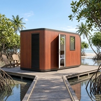 Container Modificato Adattato al Clima Tropicale, Stanza con Vista sul Cielo Stellato per Glamping in Aree Panoramiche e Uso Alberghiero