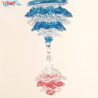 Usine Vente Coloré Verre Suspension Lampe Hôtel Villa Chambre Éclairage Suspendu Monté Led Lustre