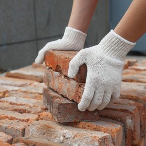Gants de protection tricotés en coton Gants en coton blanc <span class=keywords><strong>pour</strong></span> la construction - Product Image 6
