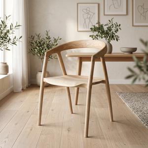 Made with quality teak wood this <b>chair</b> adds <b>rustic</b> warmth and dependable durability to <b>dining</b> and leisure areas - Product Image 3