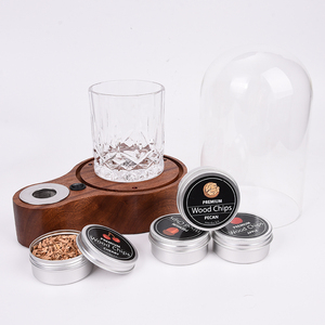 Nuevo Kit Ahumador de Whisky Ecológico de Diseño de Lujo para <span class=keywords><strong>Bar</strong></span> en Casa, Set Completo con Cubierta de Vidrio Ahumado y 8-10 Horas de Tiempo de Ahumado - Product Image 3