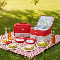 Trousse de premiers secours Oxford tendance, portable, pour le voyage, grande capacité, étanche, pour la prévention des épidémies