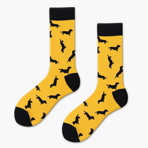 En gros personnalité <span class=keywords><strong>drôle</strong></span> <span class=keywords><strong>de</strong></span> bande dessinée mignon animal <span class=keywords><strong>couple</strong></span> imprimé chaussettes en coton pour hommes - Product Image 3