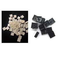 WZ10020 2*2 Plane 500g/Sac/4642pcs Briques de construction universelles en micro-diamants nano à petites particules Jouets pour enfants